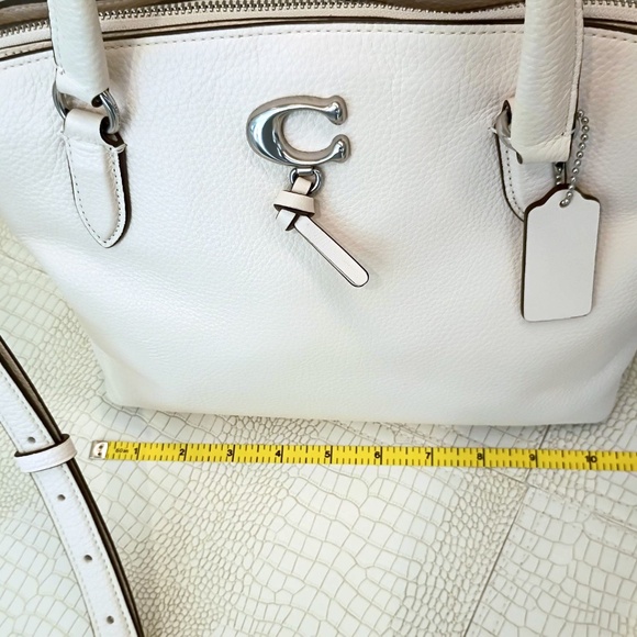 Rare New (Cream/Beige) Coach Remi Satchel No. A2381-1317 - Picture 7 of 14